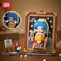 Tranh Thiếu nữ đeo hoa tai ngọc trai