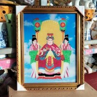 Tranh Thờ Mẹ Sanh Mẹ Độ/Khung Hình Thờ Cửu Thiên Huyền Nữ (Chúa Tiên Chúa Ngọc)