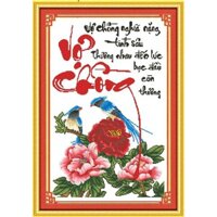 Tranh thư pháp Vợ Chồng TP029-2