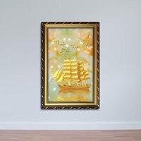Tranh thuận buồm xuôi gió-Tranh rừng vàng biển bạc- W814 - Size 30x45