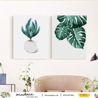 Tranh tô màu 40x50cm có khung kết hợp T302 và T297