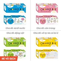 Tranh tô màu cho bé dán tường dài 2m4