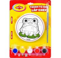 Tranh tô màu lắp ghép 4 tấm K-703