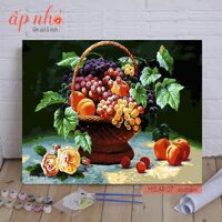 Tranh tô màu theo số Vẽ tĩnh vật - Khổ 40x50cm