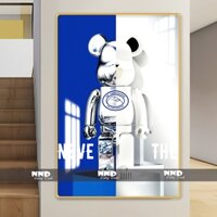 TRANH TRÁNG GƯƠNG CHÚ GẤU BEARBRICK - KAWS - PHI HÀNH GIA│ NHẬN THIẾT KẾ THEO YÊU CẦU