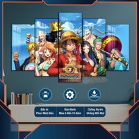 Tranh Tráng Gương Đảo Hải Tặc cực ngầu, chất liệu mika gương bồi fomex 5mm dán tường, có keo dán sẵn 2 mặt