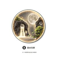 tranh tráng gương đèn led decor phòng khách phòng làm việc  ,... V.I.P