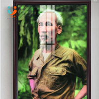 Tranh Tráng Gương HAJI - Chân Dung Bác Hồ Kính Yêu