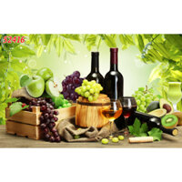 Tranh trang trí nhà bếp, tranh trang trí phòng ăn, tranh in theo yêu cầu, tranh phong thủy, tranh 3d bóc dán,tranh decal