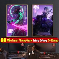 Tranh trang trí phòng thể thao điện tử/ tranh tường Quán cà phê Internet/ Tranh treo tường quán Game