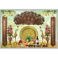 Tranh trang trí phòng thờ - Tranh gạch men cao cấp