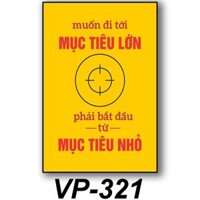 Tranh trang trí tạo động lực, tranh treo tường văn phòng giá tốt nhất hiện nay - VP-321 - 20x30