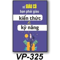 Tranh trang trí tạo động lực, tranh treo tường văn phòng giá tốt nhất hiện nay - VP-325 - 30x40