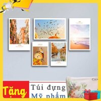 Tranh treo quán cà phê chủ đề du lịch W1039