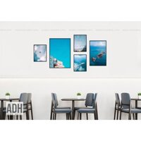 Tranh treo tường bộ 5 phong cảnh du lịch ADH191031