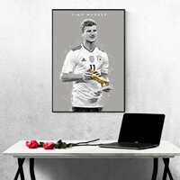 Tranh Treo Tường Cầu Thủ Bóng Đá Timo Werner Mẫu 03
