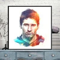 Tranh Treo Tường Cầu Thủ Messi, Trang Trí Phòng Net, Quán Cafe, Esport