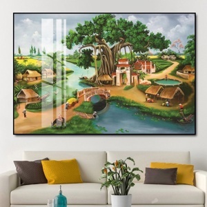 Tranh treo tường Cổng Làng 2