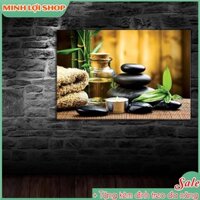 Tranh treo tường decor spa phun xăm, thẩm mỹ dưỡng sinh siêu đẹp TẶNG KÈM ĐINH TREO SPA012