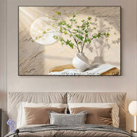 Tranh Treo Tường " Hoa Lá Cây Cảnh" In UV5D Cao Cấp. Trang Trí Phòng Khách/ Ngủ - Giá Sỉ Tại Xưởng.