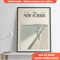 Tranh treo tường, Iconic September 2, 1985 New Yorker Magazine Cover Poster - Retro Mid Century Wall Art.