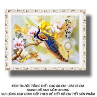 Tranh treo tường - Kim Ngọc Mãn Đường 08 - Tranh Minh Hiền (KHUNG GỖ - 60 x 70 cm)