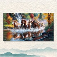 Tranh Treo Tường Ngựa Phi Nước Đại 4 (40x70cm)