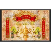 Tranh treo tường phòng thờ đẹp/ tranh tráng gương phòng thờ/ cỡ theo yêu cầu chat shop