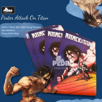 Tranh Treo Tường 🎶 Poster Attack On Titan (Offline AOT 2024) Poster Bốc Thăm Random tại Mangama Fes 2024