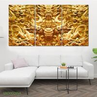 Tranh Treo Tường Rồng Nghệ Thuật 11 (3 tấm 40×60 cm)