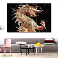 Tranh Treo Tường Rồng Nghệ Thuật 10 (3 tấm 40×60 cm)