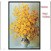 Tranh Treo tường sassy  VTC Binh hoa đẹp UD0370T