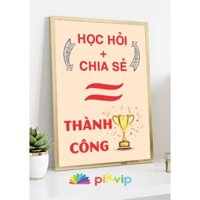 Tranh treo tường slogan tạo động lực làm việc cho văn phòng công ty giá rẻ nhiều mẫu mã đa dạng