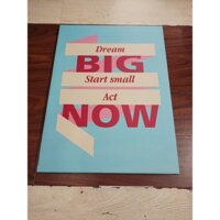 Tranh treo tường Slogan văn phòng HD-SLG-009 Tặng đinh và dây treo tranh