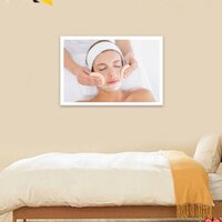 Tranh treo tường Spa “Chăm sóc da mặt” | Tranh phòng massage W3278