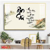 Tranh Treo Tường Tráng Gương Treo Tường Tri Ân 20/11 - Chữ Thư Pháp Công Ơn Thầy Cô