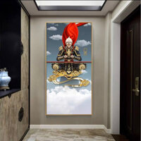 Tranh Treo Tường Tráng Gương Tây Du Ký/ Tôn Ngộ Không/ Tranh Treo Phòng Khách / Ngủ / Trang Trí Nhà Cửa