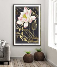 Tranh Treo Tường Tráng Gương Pha Lê Cao Cấp Hắc Mã Nghệ Thuật Trang Trí Phòng Khách Sang Trọng, Hiện Đại, PVP-DC107 053