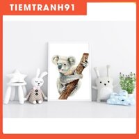 Tranh treo tường | Tranh cho bé-Koala, Baby Koala Print 03 , tranh canvas giá rẻ