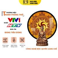 Tranh Trúc Chỉ In Tròn Họa Tiết Mandala Chữ Vạn Tròn DECORNOW DCN-TC220