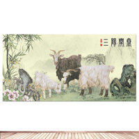 Tranh Trung Quốc Sanyang Kaitai, Tranh Trang Trí Tường Nền Ghế Sofa Phòng Khách, Tranh Dán Tường Văn Phòng, Hành Lang, Học Tập