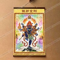 Tranh Uế Tích Kim Cang treo tường nẹp gỗ 40x60cm bằng vải phủ bóng cao cấp dày dặn