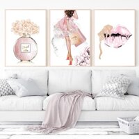 Tranh vải canvas cao cấp khung gỗ tự nhiên