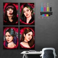 [TRANH VẢI CANVAS] K-POP BLACKPINK IN THEO YÊU CẦU MẪU 2