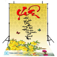 Tranh vải treo Tết 2025 Tín Phát, Chúc mừng năm mới, Trang Đứng