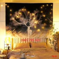 Tranh vải treo tường 99k