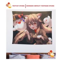 Tranh vải treo tường Genshin Impact