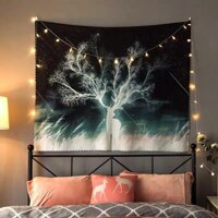 TRANH VẢI TREO TƯỜNG (KÈM ĐÈN VÀ MÓC TREO)