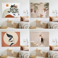 Tranh vải treo tường phong cách tối giản Bắc Âu