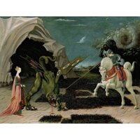 Tranh vẽ Thánh George & Rồng của Uccello